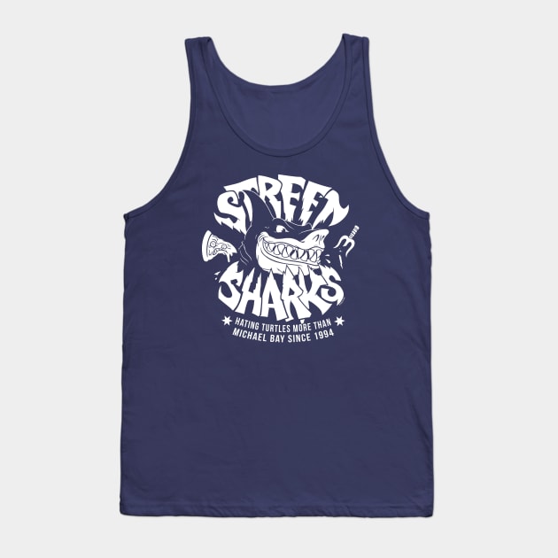 Sharks hate Turtles Tank Top by wloem